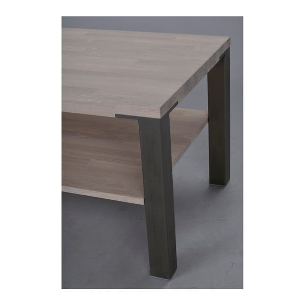 Masă din lemn cu picioare din oțel Folke Typhon, lungime 120 cm-image-1