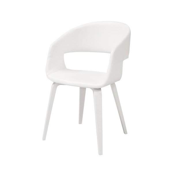 Scaun dining Interstil Nova, alb