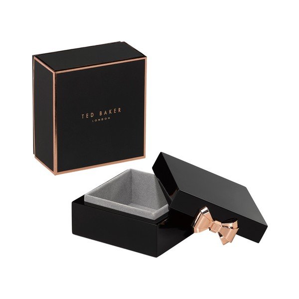 Casetă bijuterii Ted Baker Lacquer, mică, negru-image-1