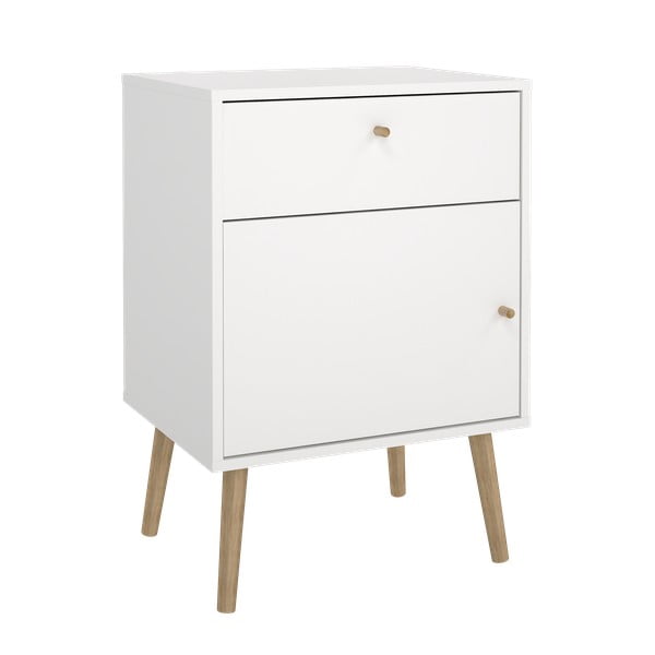 Noptieră albă Bodo – Tvilum-image-2