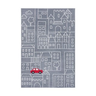 Covor pentru copii Hanse Home Skyscraper Grey, 120x170 cm