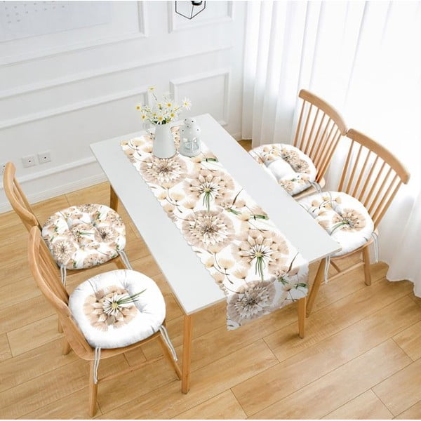 Set napron de masă și perne de scaun 5 buc. – Mila Home-image-1