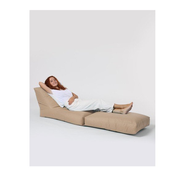 Beanbag pentru grădină bej Siesta – Floriane Garden-image-3