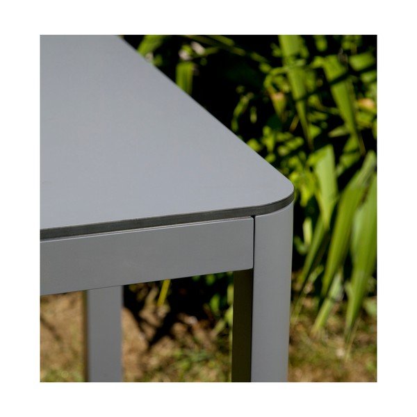 Masă de grădină din aluminiu Ezeis Mistral, gri, lungime 120 cm-image-1