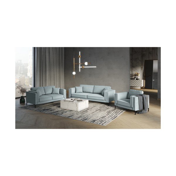 Fotoliu Milo Casa Attilio, albastru deschis-image-4