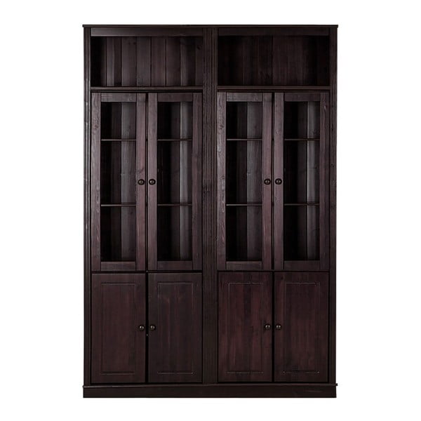 Vitrină maro din lemn de pin 148x223 cm Anita – Støraa