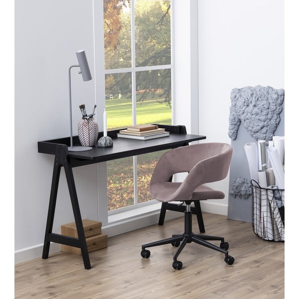 Birou cu blat cu decor de stejar 126,6x51,6 cm Miso - Actona-image-1