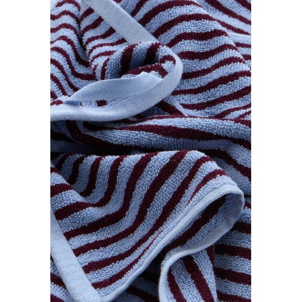 Prosoape burgundy/albastru-deschis 2 buc. din bumbac 30x50 cm Dixie – Jotex-image-3
