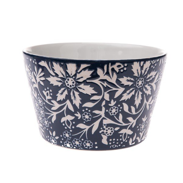 Bol mic albastru pentru supă din ceramică 570 ml Bloom – Dakls