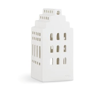 Sfeșnic din ceramică Kähler Design Urbania Lighthouse Manor, alb