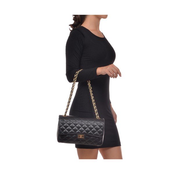 Poșetă din piele Isabella Rhea Swift Nero, negru-image-4