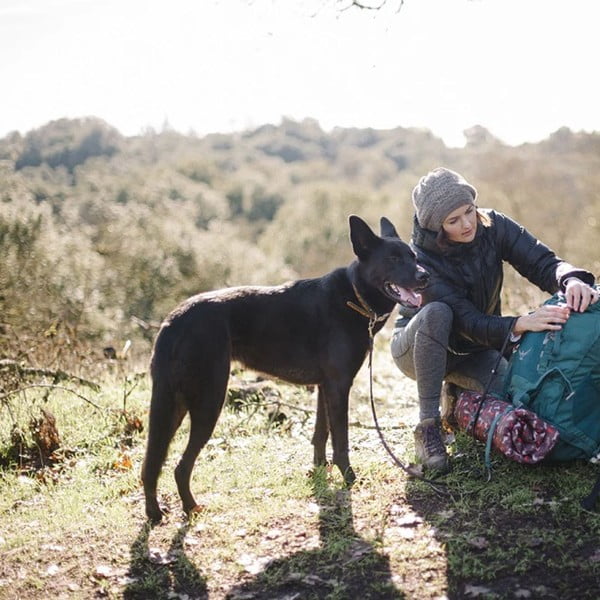 Pat de călătorie maro pentru câini 45x60 cm Outdoor Chill Pad Mocha S – P.L.A.Y.-image-2