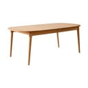 Masă de dining în culoare naturală extensibilă din lemn de stejar 106x184 cm Miro – Hammel Furniture