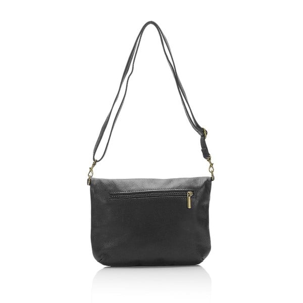 Geantă din piele Lisa Minardi Renae, negru-image-1