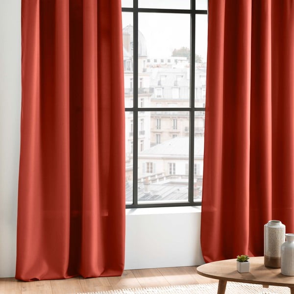 Draperie cărămizie 140x260 cm Essentiel – douceur d'intérieur-image-2