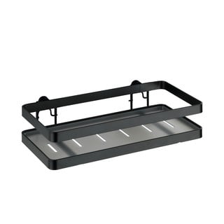 Raft de perete pentru bucătărie Wenko Turbo-Loc® Gala, lățime 25 cm, negru