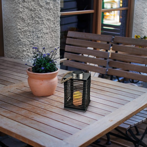 Corp de iluminat pentru exterior LED solar (înălțime 28 cm) Santana – Trio-image-2