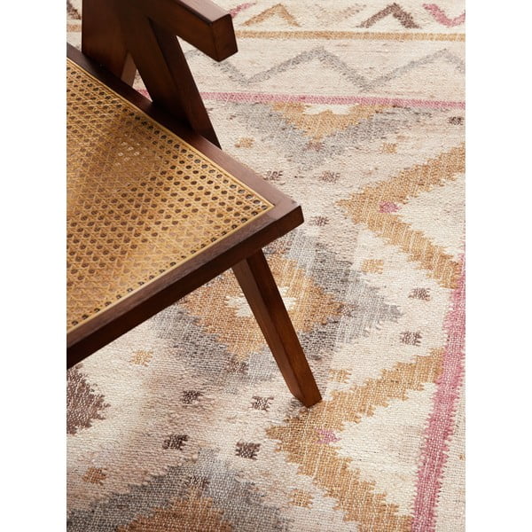 Covor crem țesut manual din iută 120x170 cm Roya Imani – Elle Decoration-image-3