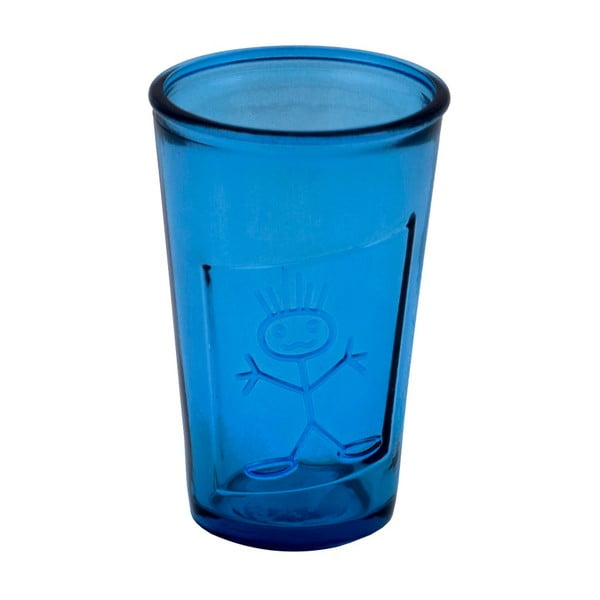 Pahar din sticlă Ego Dekor Zeus, 300 ml, albastru