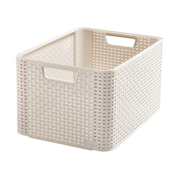 Cutie de depozitare crem din plastic 33x44x23 cm Style – Curver