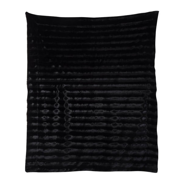 Pled Mistral Home Black Plush, 120 x 150 cm