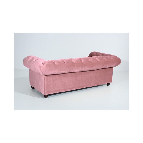 Canapea Max Winzer Orleans Velvet, 216 cm, roz-image-4