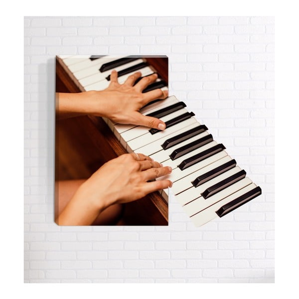 Tablou de perete 3D Mosticx Piano, 40 x 60 cm