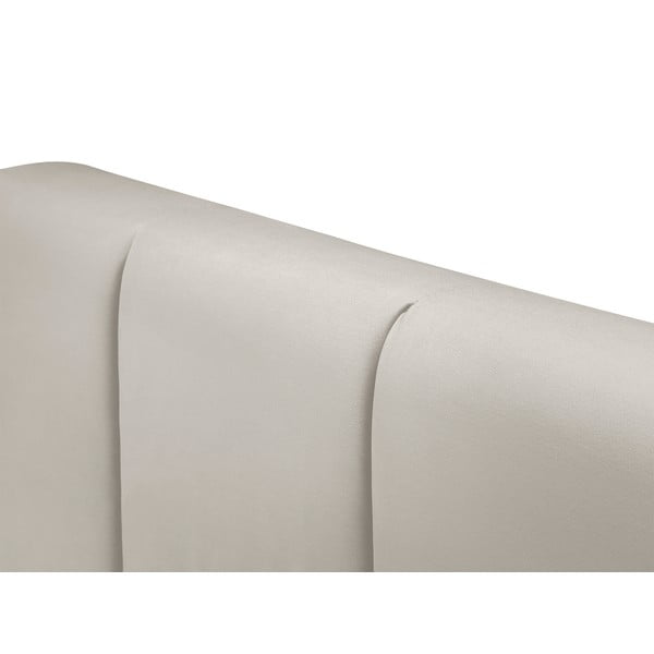 Pat boxspring 200x200 cm bej cu spațiu de depozitare Afra – Mazzini Beds-image-4