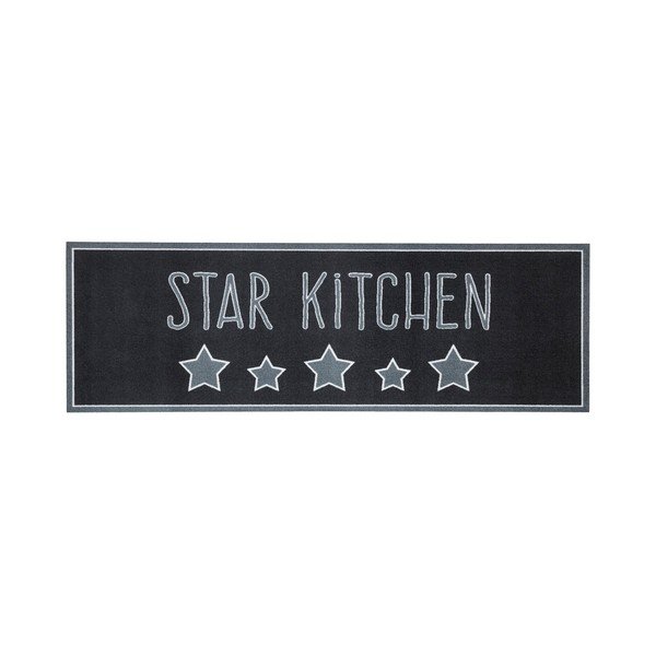 Covor de bucătărie / traversă Zala Living Star Kitchen, 50 x 150 cm, gri închis-image-4