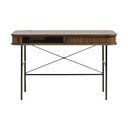 Birou cu aspect de lemn de stejar 60x120 cm Nola – Unique Furniture
