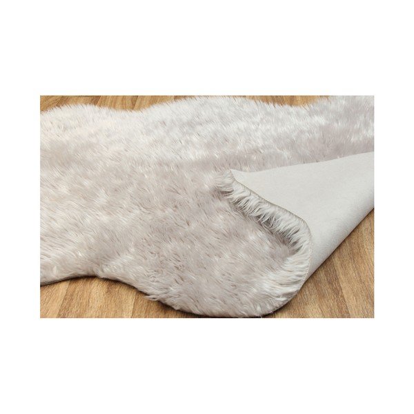 Covor din blană artificială Tekli, 70 x 100 cm, gri-image-1