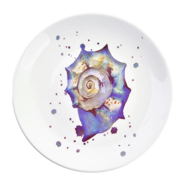 Farfurie decorativă din ceramică Clayre & Eef Seasnail, ⌀ 20 cm