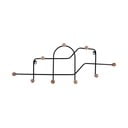 Cuier de perete negru din metal 71 cm Maze – PT LIVING