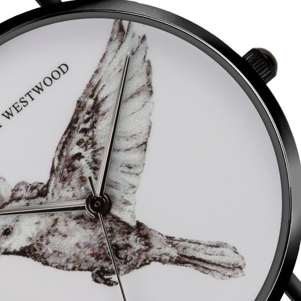 Ceas damă din piele Emily Westwood, albastru deschis -image-3