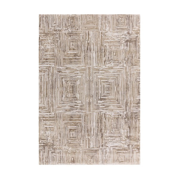 Covor bej 80x150 cm Kuza Lines Beige – Asiatic Carpets