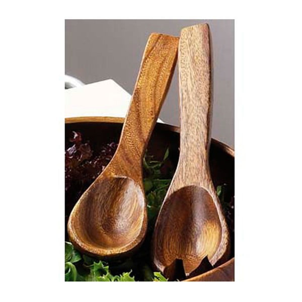 Ustensile pentru salată din lemn de acacia Premier Housewares Socorro-image-3