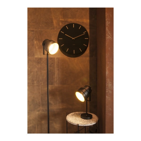 Ceas de perete Karlsson Charm, negru-image-3