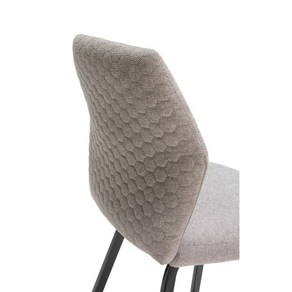 Scaune de bar gri-deschis 4 buc. 65 cm Bei – Marckeric-image-4