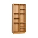 Bibliotecă în culoare naturală cu aspect de lemn de stejar 80x180x30 cm Disco – Hübsch