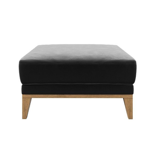 Taburet cu picioare din lemn MESONICA Musso, gri închis-image-2