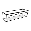 Suport pentru chiuvetă alb/negru suspendat din metal 158x40 cm Aruba – Sapho