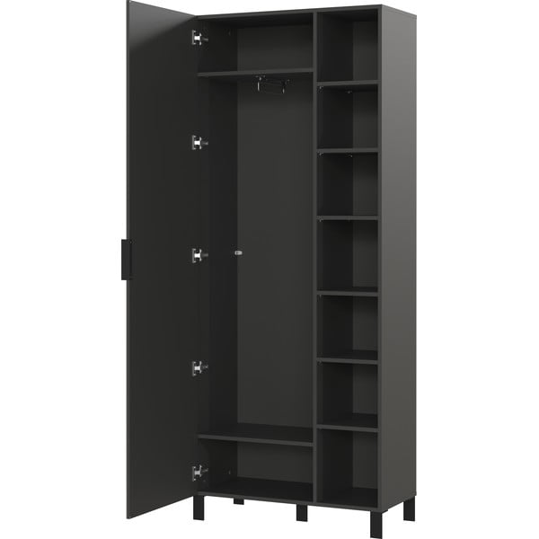 Șifonier gri antracit 82x202 cm Ceduna – Germania-image-3