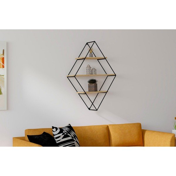 Raft negru/etajat Meho – Kalune Design-image-1