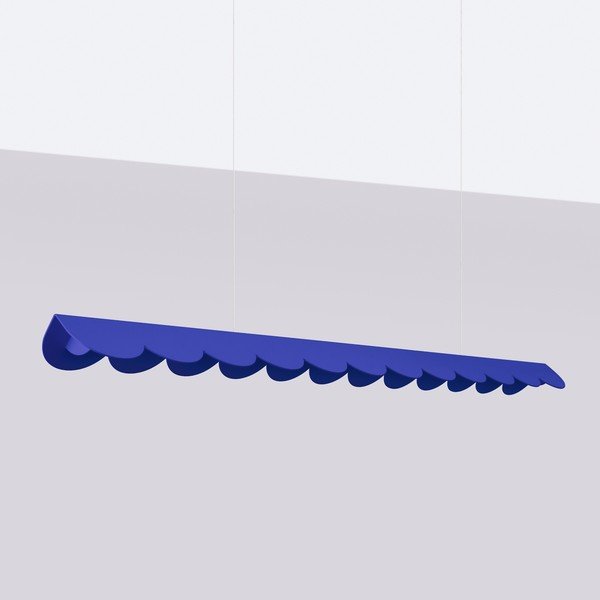 Lustră albastru-închis LED din aluminiu BISCUIT – Thoro-image-3