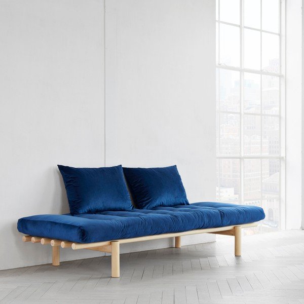 Canapea Karup Pace Natural/Velvet Navy-image-1