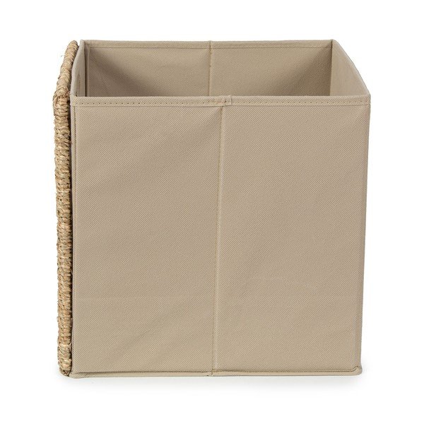 Cutie de depozitare în culoare naturală din iarbă-de-mare 30x30x30 cm – Compactor-image-2