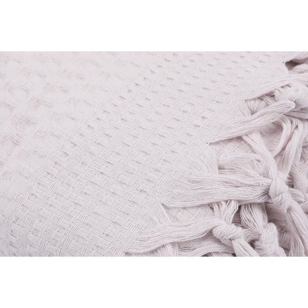 Cuvertură bej din bumbac 220x240 cm Pique – Mijolnir-image-1