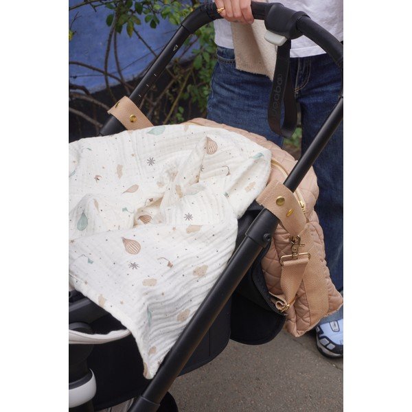 Pătură pentru copii, fildeș din bumbac organic 100x100 cm Dreamland – Cam Cam Copenhagen-image-4