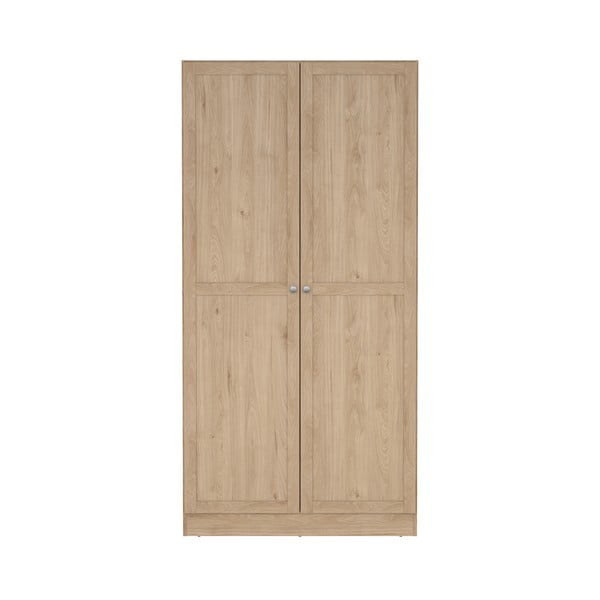 Șifonier în culoare naturală cu aspect de lemn de stejar 99x200x62 cm Billund – Tvilum