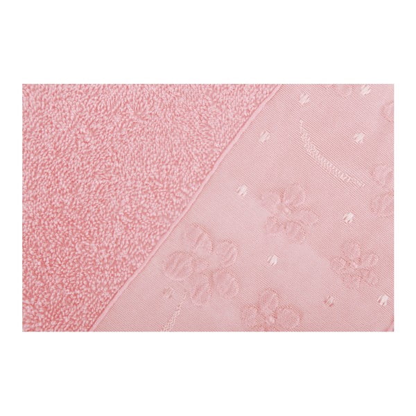 Set 2 prosoape din bumbac Marianis, 50 x 90 cm, roz